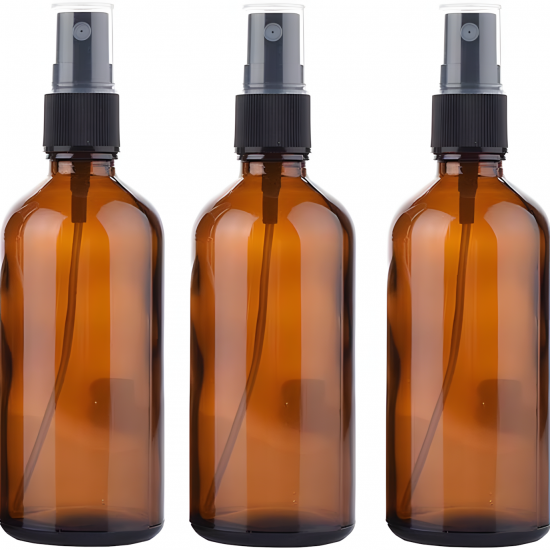 Amber Glass Spray Bottle